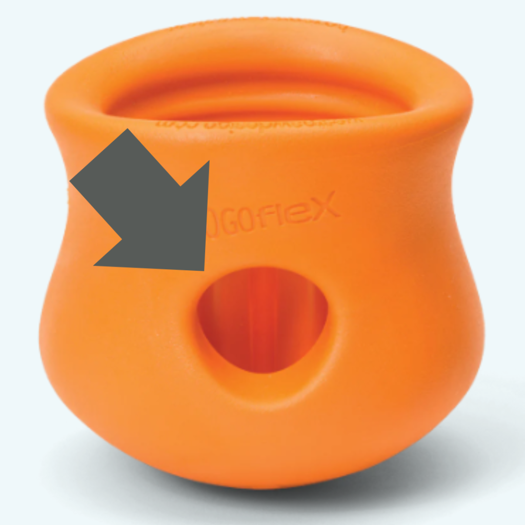You Should Not Ignore the West Paw Toppl Dog Toy 17 Playful Watercolor Blue Minimalist Logo Name Instagram Post 3.23.12 PM